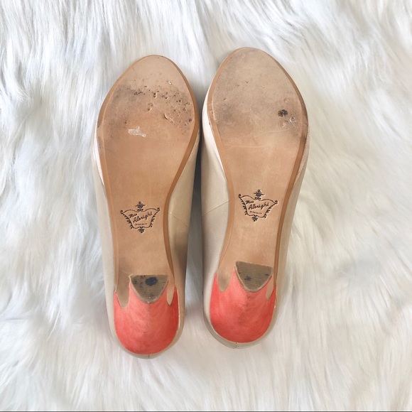 Anthro Miss Albright Colorblock Ankle Strap Heels - Picture 6 of 7